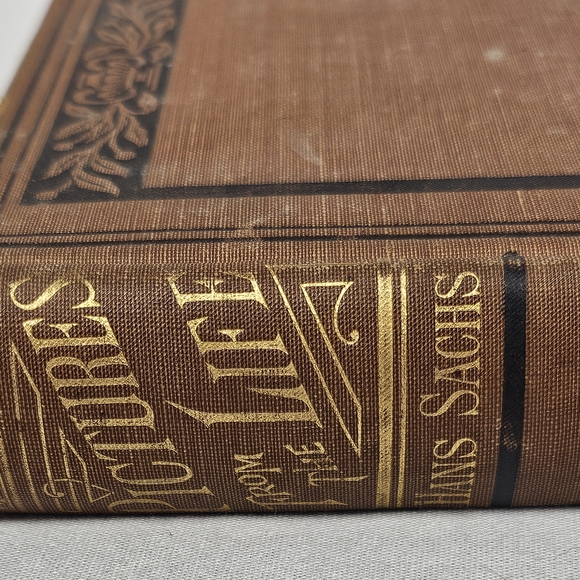 1881 Antique German Poet Hans Sachs Biography | Fatherland Series Vol 3 - Picture 12 of 13